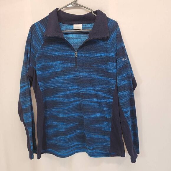 Columbia Women's Glacial Iv Print Half Zip Size XL E13 - Picture 1 of 8